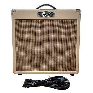 Cort CM15R Electric Guitar Amplifier, White Sea